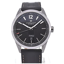 HAMILTON Broadway Stainless Steel/leather Automatic Watch