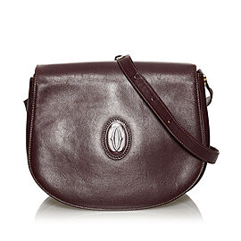 Cartier Must de Cartier Leather Crossbody Bag