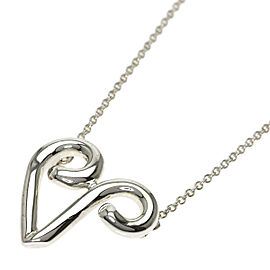 TIFFANY & Co 925 Silver Initial V Necklace