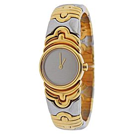 Bulgari Parentesi 18 Karat Gold Steel Watch Bracelet BJ01