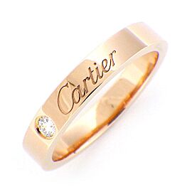 Cartier 18k Pink Gold Diamond Ring