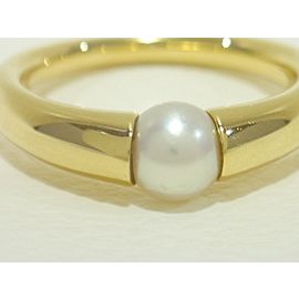 MIKIMOTO 18k yellow gold akoya pearl Ring