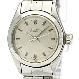 ROLEX Vintage Oyster Perpetual 6618 Steel Automatic Ladies Watch LXGoodsLE-338