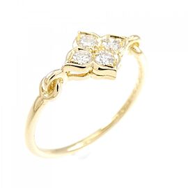 Cartier Hindu 18k Yellow Gold Diamond US4.75 Ring LXGKM-274