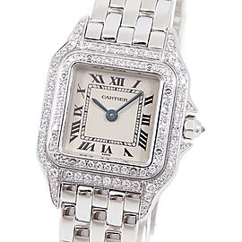 CARTIER PANTHERE 18K White Gold ~1TCW DIAMONDS Watch