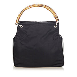 Gucci Bamboo Nylon Handbag