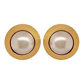 Chanel Large Mabe Pearl Earrings