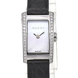 GUCCI 8600L Stainless Steel Diamond Quartz Watch LXGJHW-753