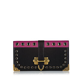 Studded Mini Cahier Leather Crossbody Bag