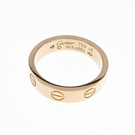 Cartier 18K Pink Gold Mini Love Ring LXGYMK-323