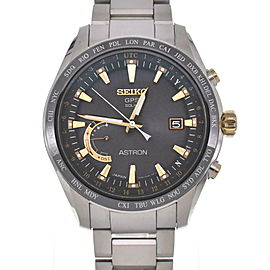 SEIKO Astron Titanium ceramic Solar GPS satellite radio Watch LXGJHW-604