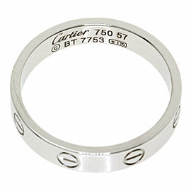 CARTIER 18K white Gold mini love Ring LXGQJ-925