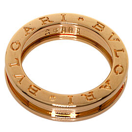 BVLGARI 18K Pink Gold B.zero1 Ring US 4.75 QJLXG-1342