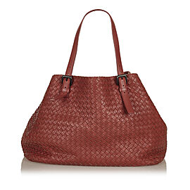 Bottega Veneta Large Intrecciato Cesta Leather Tote Bag