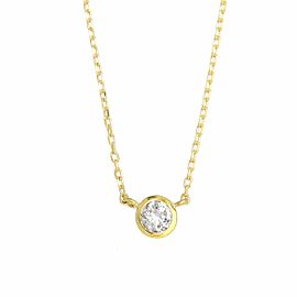 18k yellow gold Diamond Necklace