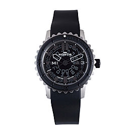 Fortis Black Black Rubber Strap 675.10.81 K Watch