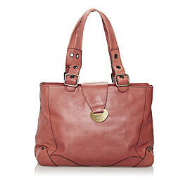 Chloe Leather Tote Bag