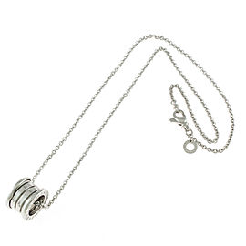 BVLGARI : 18K white Gold Silver Necklace LXKG-295