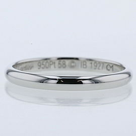 CARTIER 950 Platinum Ring LXGBKT-375