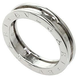 BVLGARI 18K white Gold B.zero1 Ring US 8.25 QJLXG-1494