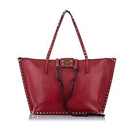 Valentino Rockstud Leather Satchel