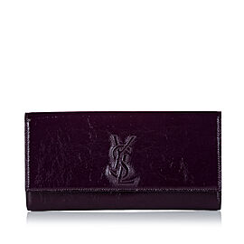 YSL Belle de Jour Patent Leather Clutch Bag