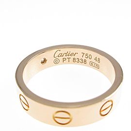 Cartier 18k Pink Gold Mini Love Ring LXGYMK-418