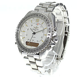 BREITLING Pluton Stainless Steel/SS Quartz Watch