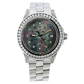 Breitling Super Ocean A17360 Stainless Steel With Black Mother of Pearl Dial Mens Watch