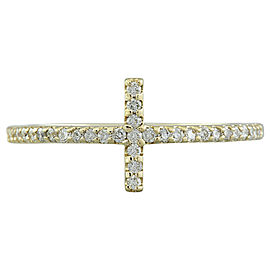 0.35 Carat 14K Yellow Gold Diamond Ring