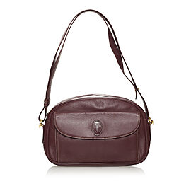 Cartier Must de Cartier Leather Shoulder Bag