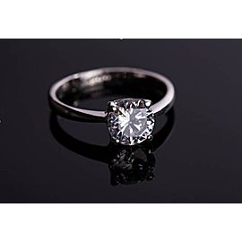 Dreamy Round Brilliant Diamond Ring 1.82 J/VS1 GIA Certified Very Good Cut Grade 100% Natural Diamonds.