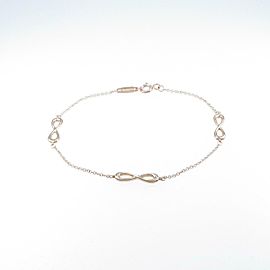 TIFFANY & Co 18K Pink Gold Infinity Endless Bracelet LXGYMK-486