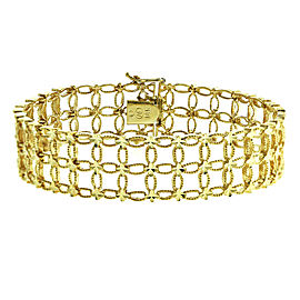 14k Yellow Gold Verona Lace Bracelet