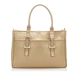 Burberry Leather Tote Bag