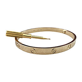 Cartier Love Bracelet Yellow Gold Size 21 (New Screw System)