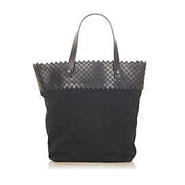 Bottega Veneta Intrecciato Canvas Tote Bag