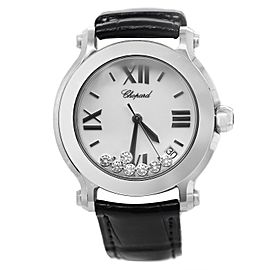 Chopard 36mm Happy Sport 7 Floating Diamond Quartz Watch