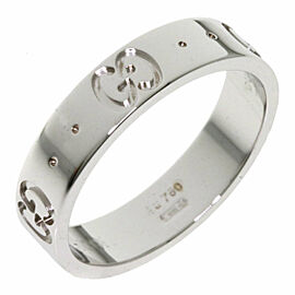 GUCCI 18K White Gold Ring US 4.5 QJLXG-863