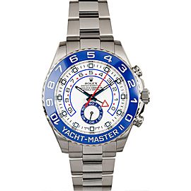 Rolex Yacht-Master II 116680 Stainless Steel & Blue Ceramic Bezel 44mm Mens Watch