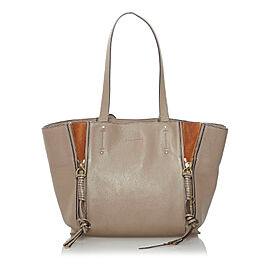 Chloe Milo Leather Tote Bag