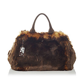 Prada Fur Tote Bag