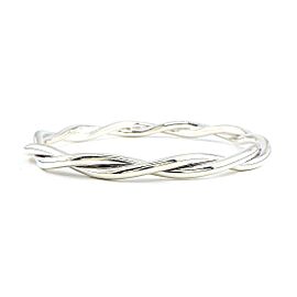 TIFFANY & Co 925 Silver Twist Rope Bracelet LXWBJ-710