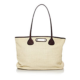 Celine Raffia Tote Bag