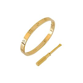 Cartier 18k Yellow Gold Love Bracelet