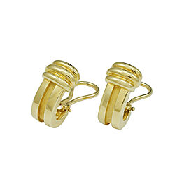 Vintage Tiffany & Co. 1995 Atlas Yellow Gold Earrings