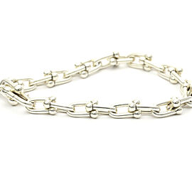 TIFFANY & Co 925 Silver Hardware Medium Link Bracelet EdyLX-250