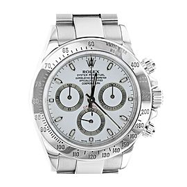 Rolex Daytona Chronograph Steel White Dial Mens 40mm Automatic Watch