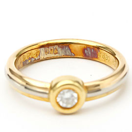 TIFFANY & Co Pink gold (18K), White gold (18K), Yellow gold (18K)Monostone Ring LXGoodsLE-97