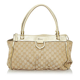 Gucci GG Abbey D-Ring Canvas Shoulder Bag